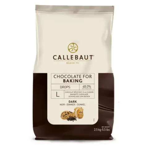Callebaut Dark Chocolate Bakestable Drops